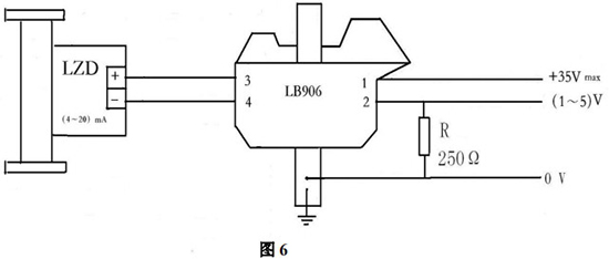 衛(wèi)生型金屬轉子流量計本安防爆型接線圖